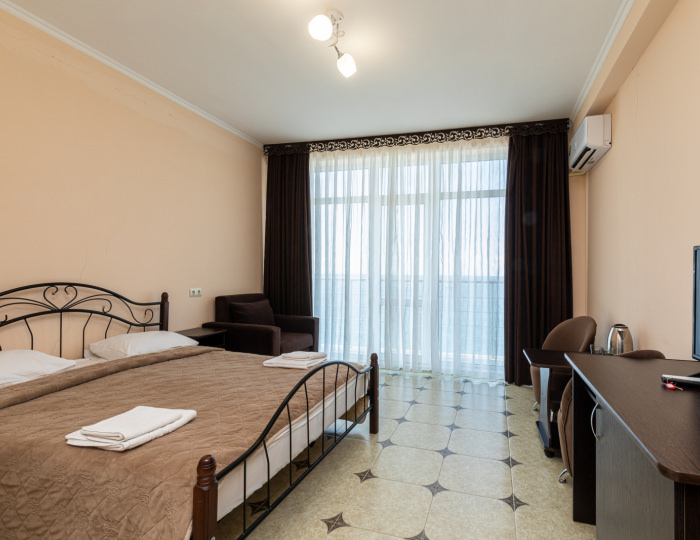 Стандарт 2-местный 1-комнатный море - Гостиница «Руслан»