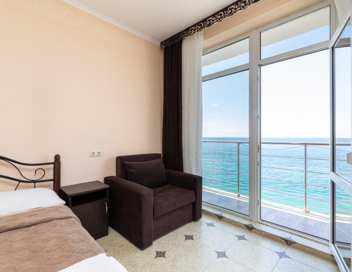 Стандарт 2-местный 1-комнатный море - Гостиница «Руслан»